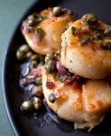 Canadian Sea Scallops with Brown Butter Capers and Lemon Recipe Appetizer