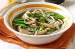 American Soy and Ginger Chicken In Noodle Broth Recipe Dinner