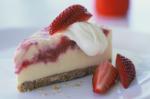 British Strawberry Cheesecake Semifreddo Recipe Dessert