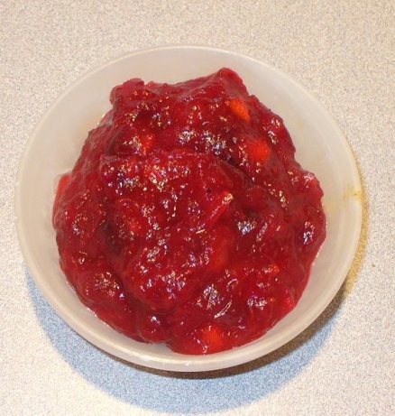 American Appleorange Cranberry Sauce Dessert