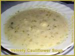 American Lowfat Velvety Cauliflower Soup kosherdairy Appetizer