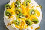 Australian Green And Gold Pavlova Recipe Dessert