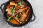 Australian Slowcooked Coconut And Red Curry Lamb Shanks Recipe Dinner