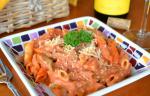 American Creamy Pink Vodka Sauce with Penne Dinner