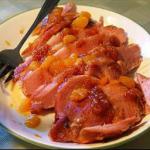 Sweet Orange Glazed Baked Ham recipe