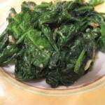 Chinese Fried Spinach 1 Appetizer