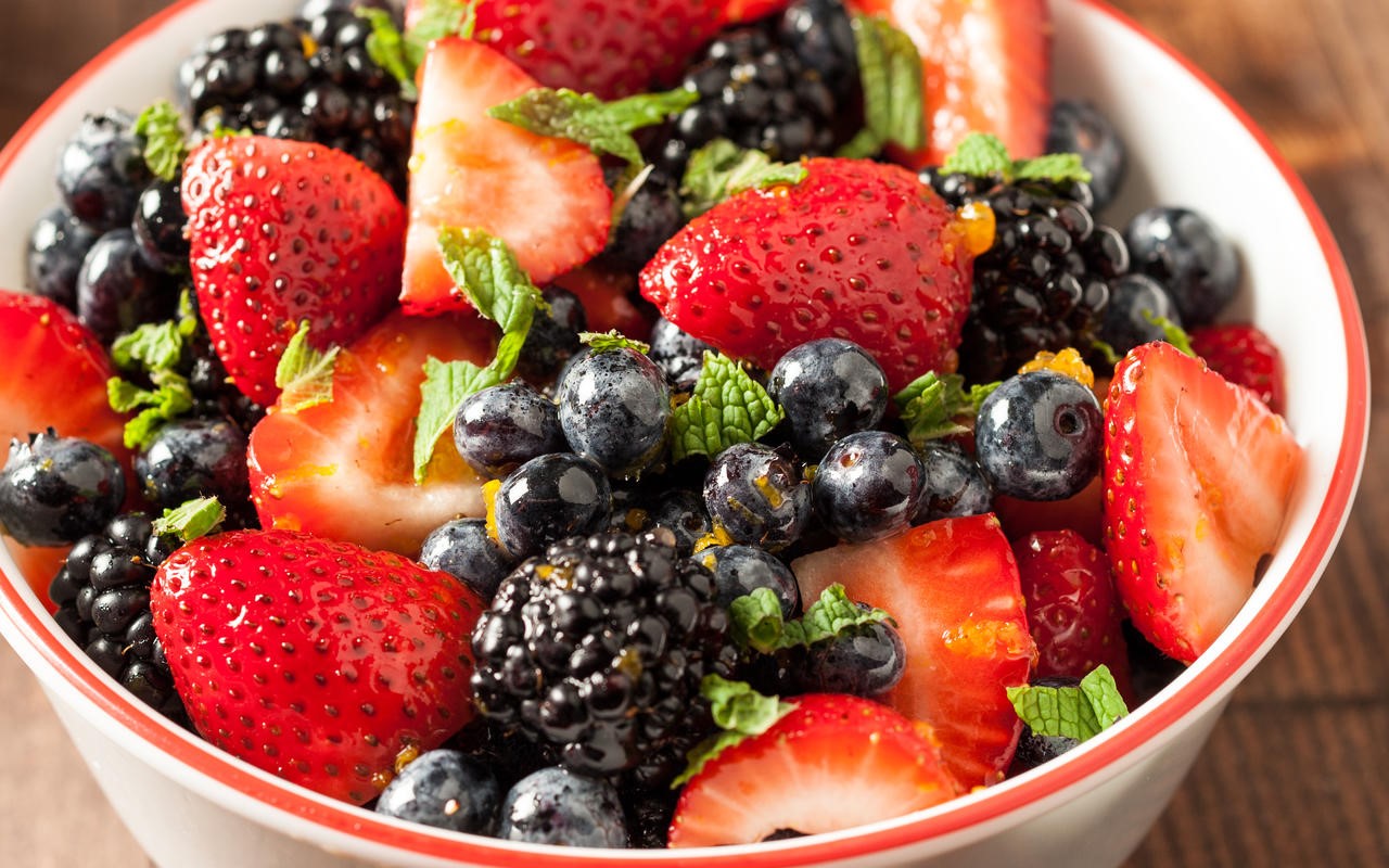 American Summer Berry Salad Recipe Dessert