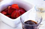 American Marsala Strawberries Recipe Dessert