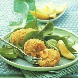 Italian Croquettes Rice with Cheese Mozzarella Appetizer