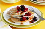 American Mixedberry Pancakes Recipe Dessert