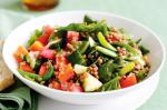 Canadian Lentil Spinach and Tomato Salad Recipe Appetizer