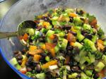 American Middle Eastern Style Black Bean Salad Appetizer