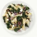 British Pasta with Greens and Feta Appetizer