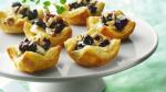 French Camembert and Cherry Pastry Puffs Dessert