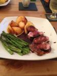 French Grilled Duck Breasts With Red Wine and Orange Sauce Appetizer