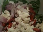 Swiss Spinach Strawberry and Feta Salad 1 Appetizer