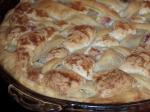 American Granny Dorias Rhubarb Pie Dinner