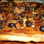 Chilean Southwest Beef and Chile Pizza Alcohol