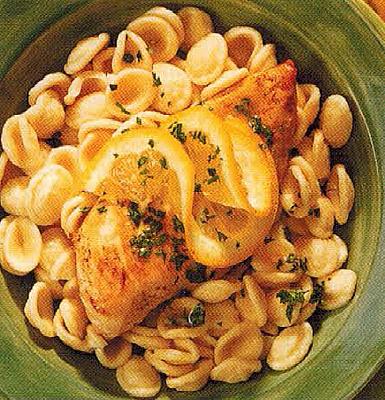 Italian Chicken With Lemon Parsley And Orecchiette Dinner