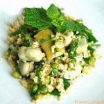 Wheat Salad Burgol and Herbs recipe