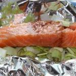 Australian Fresh Salmon in a Foil Packet Appetizer