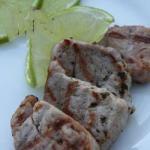 Australian Pork Filet Mignon with Lemon Green BBQ Grill