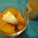 Australian Verrine Recipes Pears and Peaches Yellow for Mascarpone Dessert