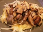 American Truffled Roasted Mushrooms on Garlic Polenta Appetizer