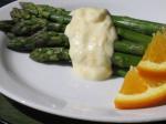 British Asparagus With Low Fat Orange Sauce Appetizer