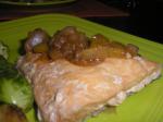 British Beer Poached Salmon Appetizer