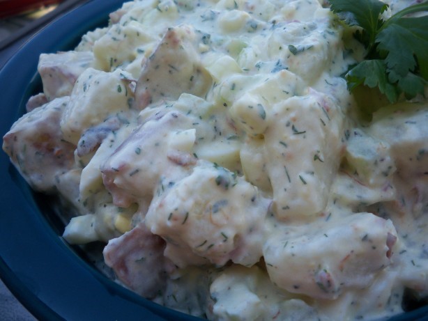 Australian Zesty Red Skin Potato Salad Appetizer