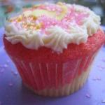American Pink Vanilla Cupcakes Dessert