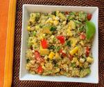 American Quinoa with Corn Tomatoes Avocado and Lime Appetizer