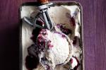 American Blueberry Swirl Coconut Icecream Recipe Dessert
