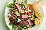 American Lamb Wild Rice And Quinoa Salad Recipe BBQ Grill