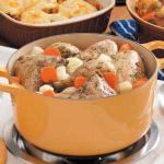 American Vegetable and Chicken Stew Dinner