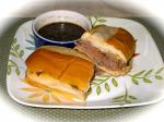 American Roast Beef Dip Sandwich With Herbed Garlic Au Jus Appetizer
