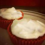 American Red Velvet Cupcakes with Cream Cheese Frosting Dessert