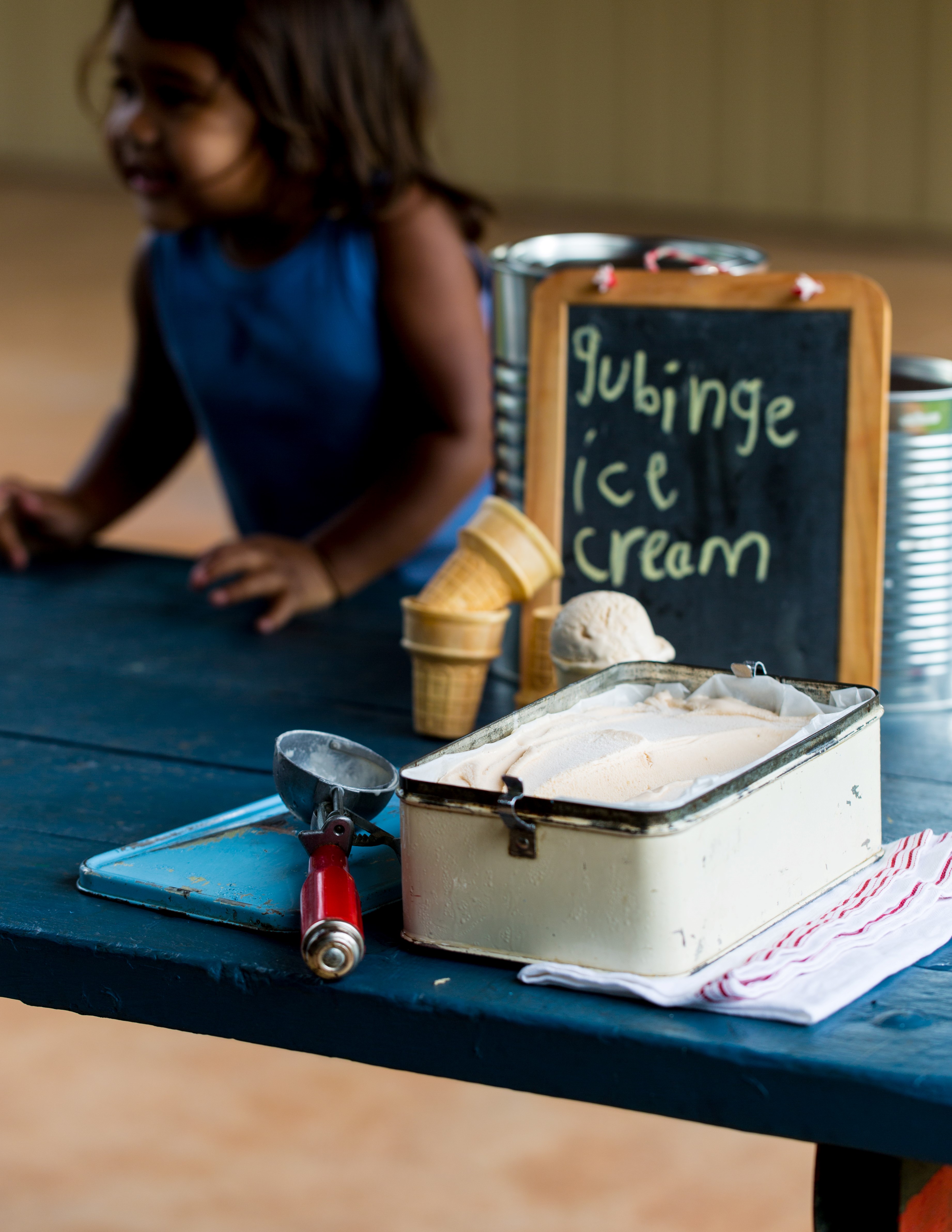 Australian Gubinge Jam Icecream Appetizer