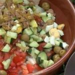 American Potato Salad Tuna and Boiled Eggs Appetizer