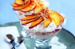 American Nectarine And Coconut Macaroon Trifles Recipe Breakfast