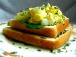 American Egg Salad  Either As a Salad or on Toasted Bread Breakfast