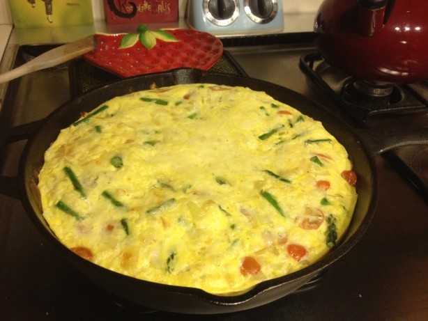 Australian Low Fat Asparagus Frittata with Egg Beaters Appetizer