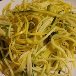 American Courgetti pasta Zucchini Appetizer