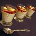 Chinese Rice Pudding with Coconut Dessert