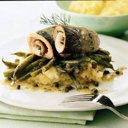 Australian Trout with Green Beans and Pesto Dinner