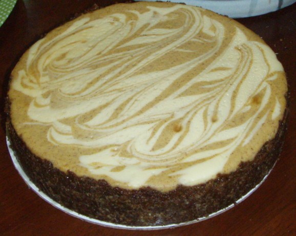 Australian Philly Pumpkin Swirl Cheesecake Dessert