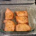 Canadian Pork Chops Dipped in Breadcrumbs to Oven Appetizer