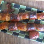 Canadian Skewers Both of Sausage Appetizer