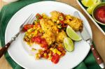 Mexican Glutenfree Crunchy Baked Fish With Corn Salad Recipe Appetizer